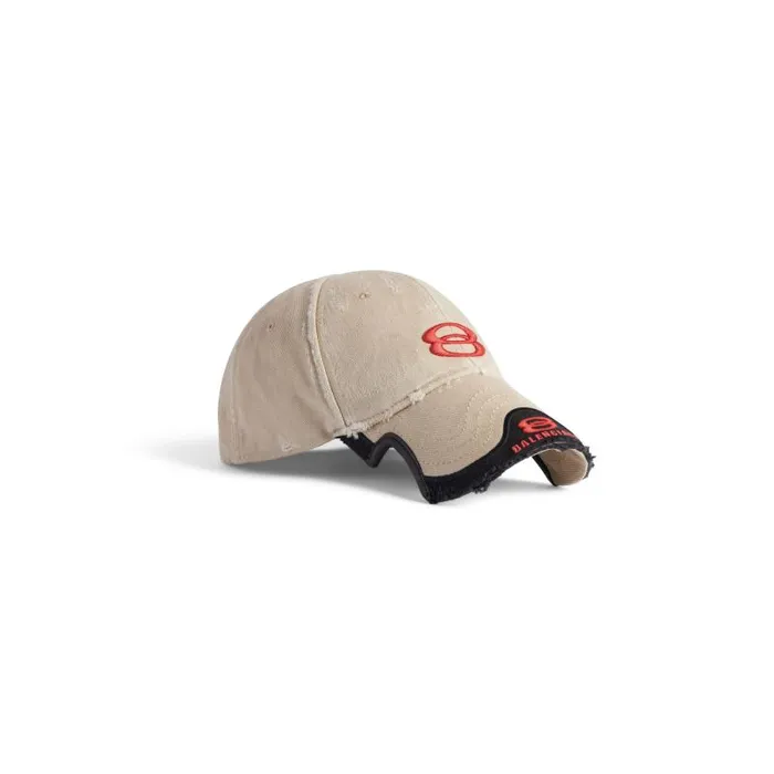 Balenciaga Scarves and Caps Men Men039s Unity Sports Icon Cap In Beigered Beigered Balenciaga Scarves and Caps Men Men039s Unity Sports Icon Cap In Beigered Beigered