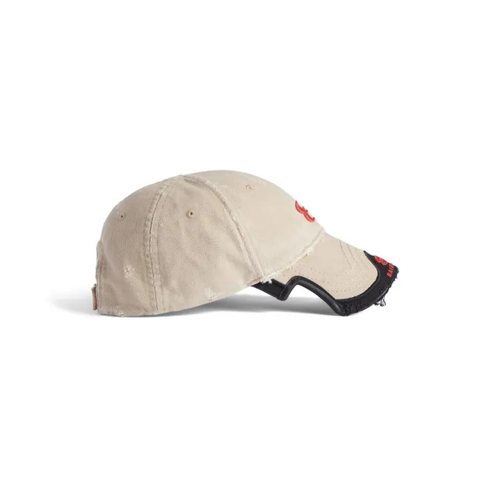 Balenciaga Scarves and Caps Men Men039s Unity Sports Icon Cap In Beigered Beigered Balenciaga Scarves and Caps Men Men039s Unity Sports Icon Cap In Beigered Beigered