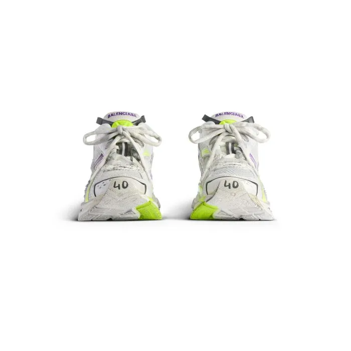 Balenciaga Sneakers Men Men039s Runner Sneaker In Whiteneon Yellowgreypurple Whiteneon Yellowgreypurple Balenciaga Sneakers Men Men039s Runner Sneaker In Whiteneon Yellowgreypurple Whiteneon Yellowgreypurple