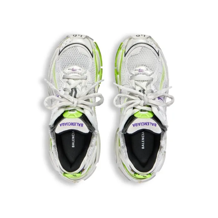 Balenciaga Sneakers Men Men039s Runner Sneaker In Whiteneon Yellowgreypurple Whiteneon Yellowgreypurple Balenciaga Sneakers Men Men039s Runner Sneaker In Whiteneon Yellowgreypurple Whiteneon Yellowgreypurple