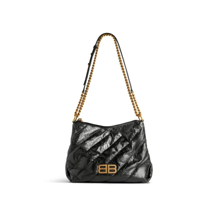 Balenciaga Tote Bags Women Women039s Crush Small Hobo Bag Quilted In Black Black Balenciaga Tote Bags Women Women039s Crush Small Hobo Bag Quilted In Black Black