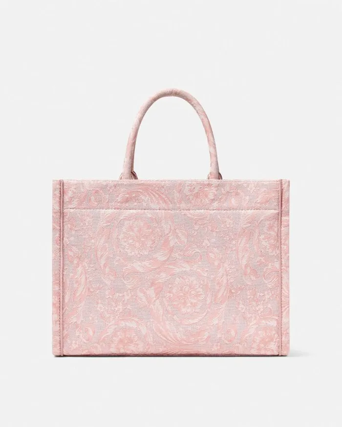Barocco Athena Medium Tote Bag Pinkprint Women Versace Totes