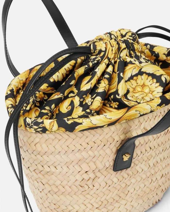 Barocco Kids Straw Bag 2ka0v Children Versace Accessories