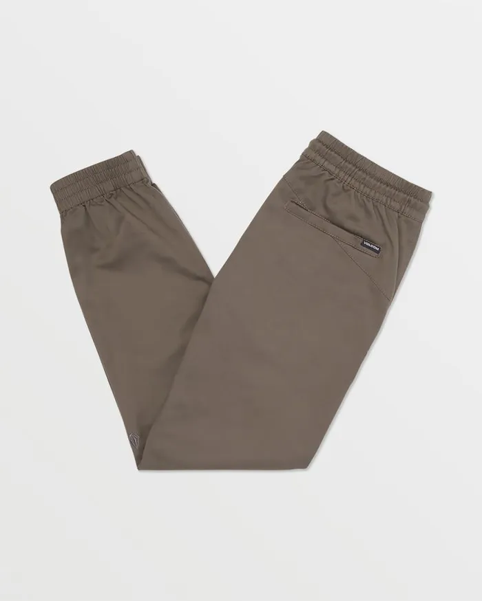 Big Boys Frickin Slim Joggers 8211 Mushroom Kids Volcom Pants