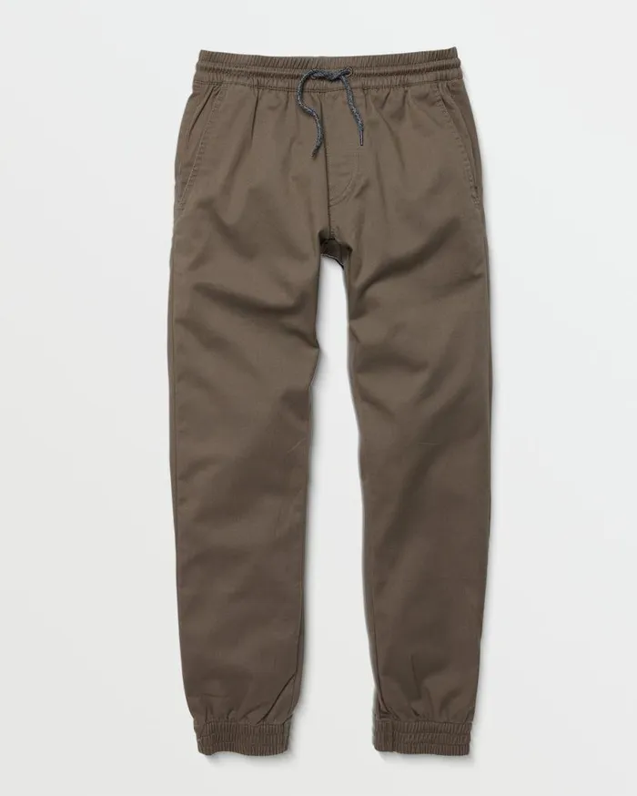 Big Boys Frickin Slim Joggers 8211 Mushroom Kids Volcom Pants
