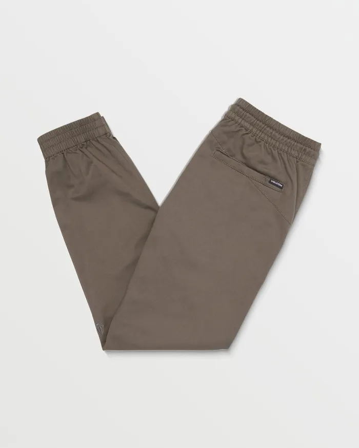 Big Boys Frickin Slim Joggers 8211 Mushroom Kids Volcom Pants