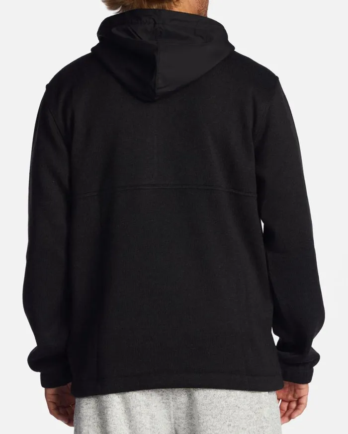 Billabong ADiv Boundary Hooded HalfZip Pullover Black Heather Mens Hoodies and Fleece Billabong ADiv Boundary Hooded HalfZip Pullover Black Heather Mens Hoodies and Fleece