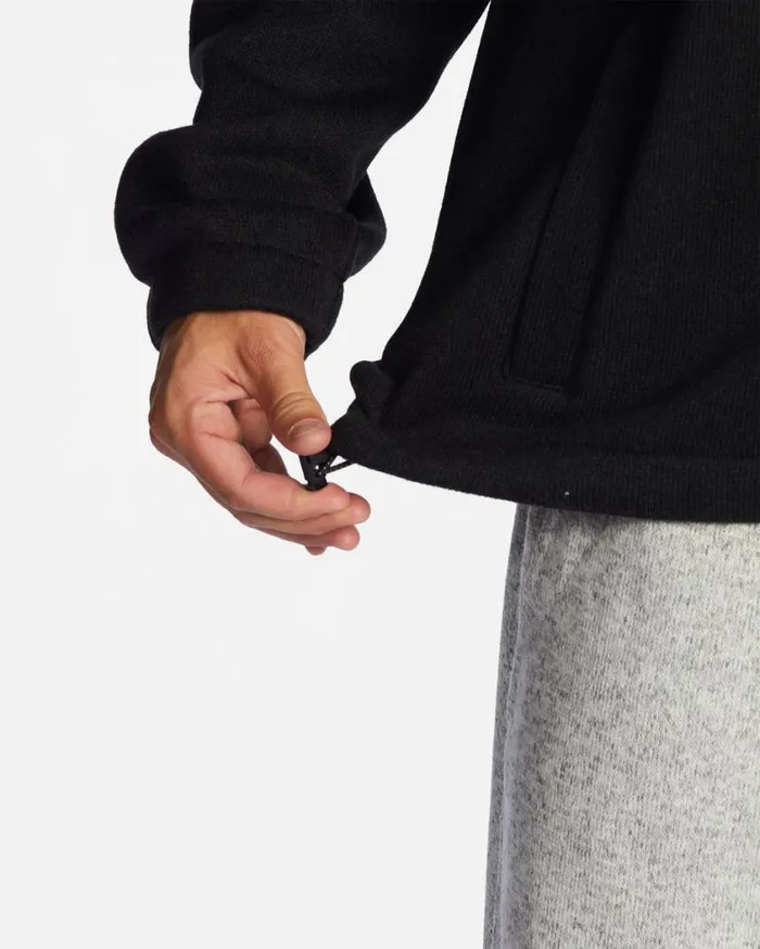 Billabong ADiv Boundary Hooded HalfZip Pullover Black Heather Mens Hoodies and Fleece Billabong ADiv Boundary Hooded HalfZip Pullover Black Heather Mens Hoodies and Fleece