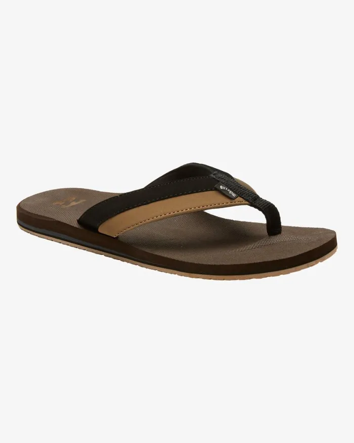 Billabong All Day Impact SlipOn Sandals Chocolate Mens Flip Flops Billabong All Day Impact SlipOn Sandals Chocolate Mens Flip Flops