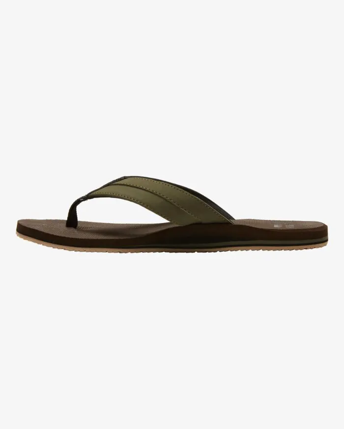 Billabong All Day Impact SlipOn Sandals Chocolate Mens Flip Flops Billabong All Day Impact SlipOn Sandals Chocolate Mens Flip Flops
