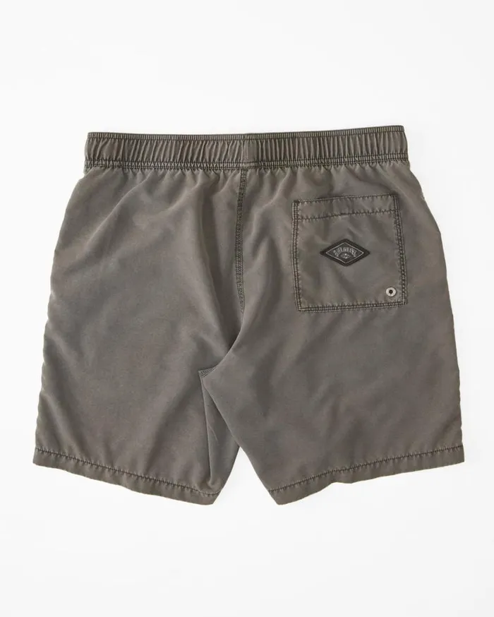 Billabong All Day Overdyed Layback 17034 Elastic Waist Shorts Black Mens Layback Boardshorts Billabong All Day Overdyed Layback 17034 Elastic Waist Shorts Black Mens Layback Boardshorts