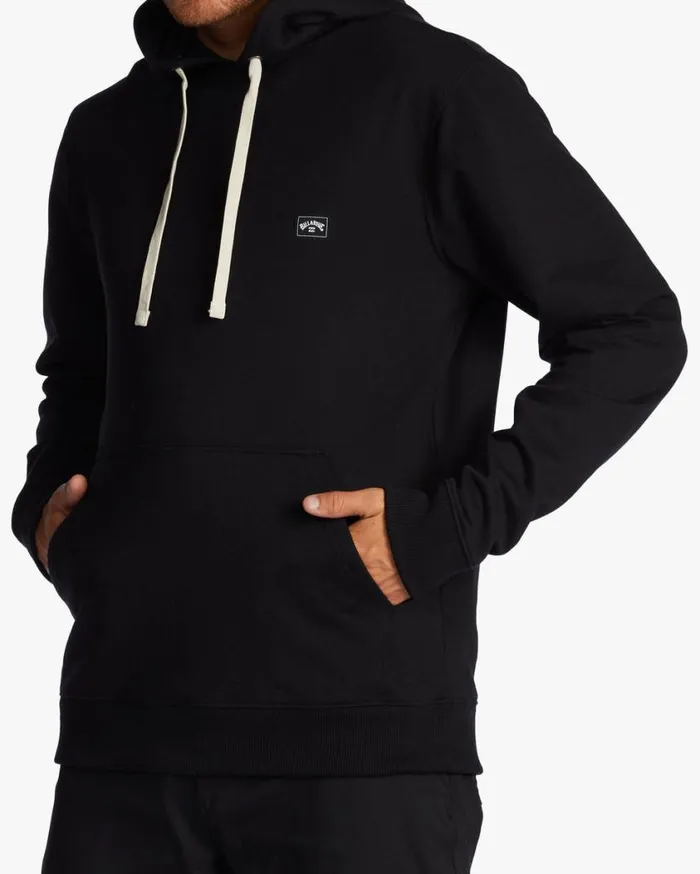 Billabong All Day Pullover Hoodie Blackblack Mens Hoodies and Fleece Billabong All Day Pullover Hoodie Blackblack Mens Hoodies and Fleece