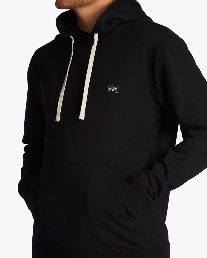 Billabong All Day Pullover Hoodie Blackblack Mens Hoodies and Fleece Billabong All Day Pullover Hoodie Blackblack Mens Hoodies and Fleece