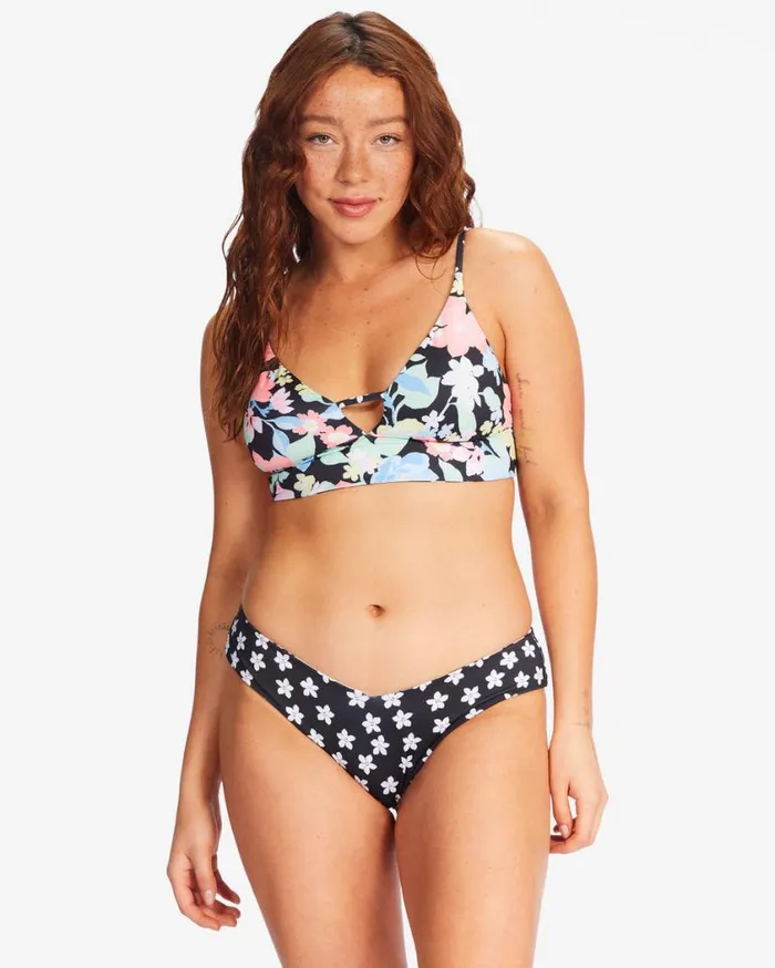 Billabong Feelin Tropical VNeck Cami Reversible Bikini Top Multi Womens Bikini Tops Billabong Feelin Tropical VNeck Cami Reversible Bikini Top Multi Womens Bikini Tops