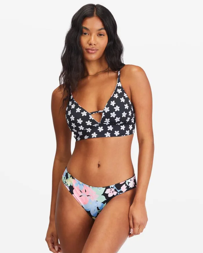 Billabong Feelin Tropical VNeck Cami Reversible Bikini Top Multi Womens Bikini Tops Billabong Feelin Tropical VNeck Cami Reversible Bikini Top Multi Womens Bikini Tops