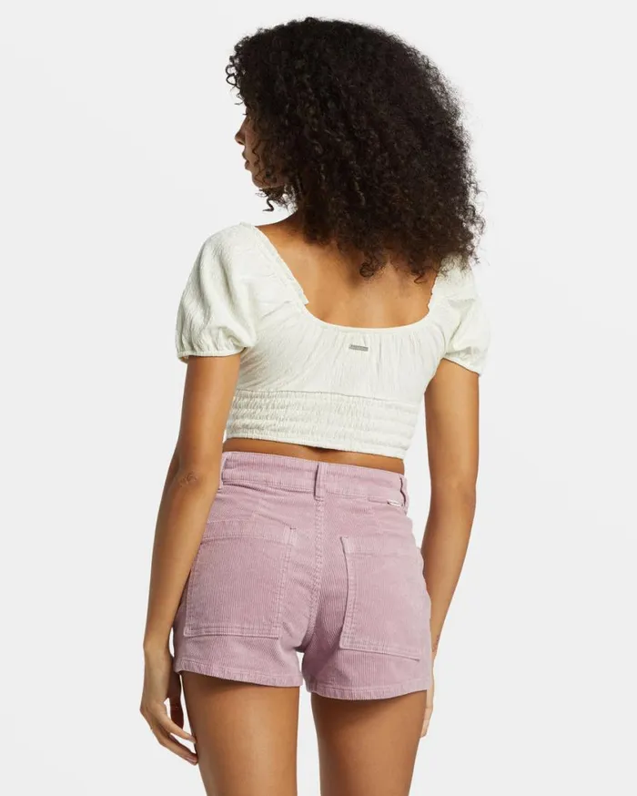 Billabong Free Fall Corduroy Shorts Lilac Fog Womens Shorts Billabong Free Fall Corduroy Shorts Lilac Fog Womens Shorts