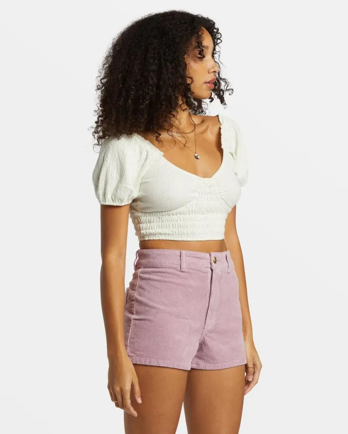 Billabong Free Fall Corduroy Shorts Lilac Fog Womens Shorts Billabong Free Fall Corduroy Shorts Lilac Fog Womens Shorts