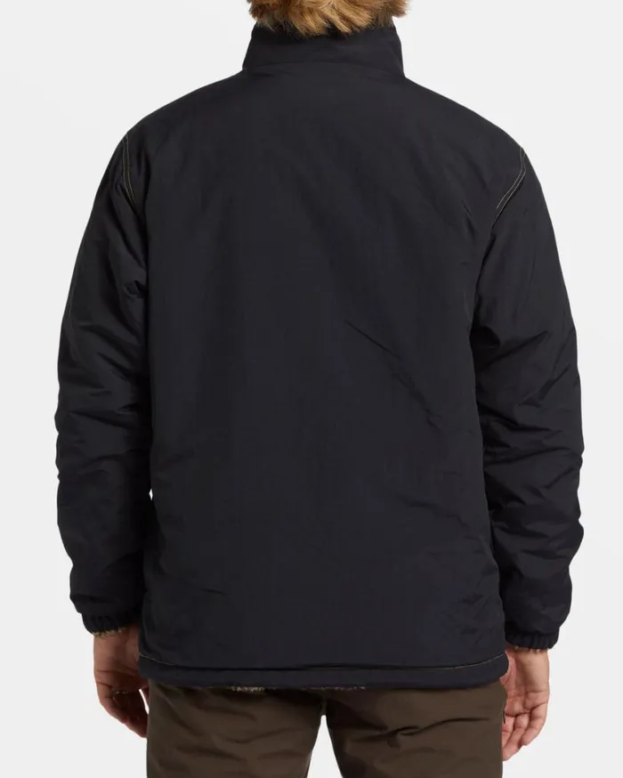 Billabong Gnaraloo Reversible Jacket Stealth Mens Hoodies and Fleece Billabong Gnaraloo Reversible Jacket Stealth Mens Hoodies and Fleece