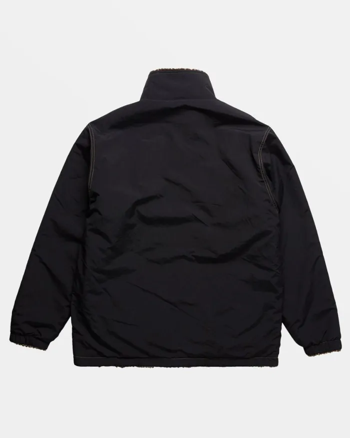 Billabong Gnaraloo Reversible Jacket Stealth Mens Hoodies and Fleece Billabong Gnaraloo Reversible Jacket Stealth Mens Hoodies and Fleece