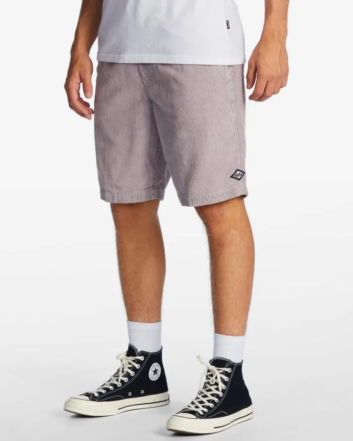 Billabong Larry Corduroy 20034 Shorts Grey Violet Mens Shorts Billabong Larry Corduroy 20034 Shorts Grey Violet Mens Shorts