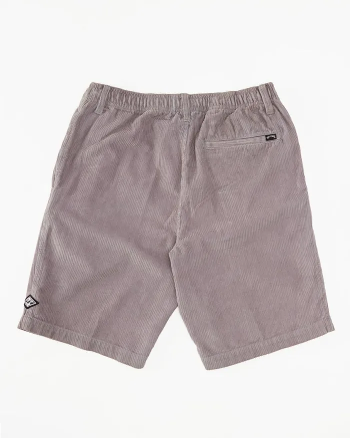 Billabong Larry Corduroy 20034 Shorts Grey Violet Mens Shorts Billabong Larry Corduroy 20034 Shorts Grey Violet Mens Shorts