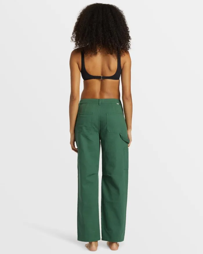 Billabong Leia Cargo Pants Emerald Bay Womens Jeans and Pants