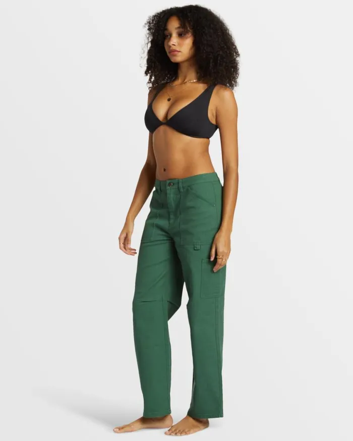 Billabong Leia Cargo Pants Emerald Bay Womens Jeans and Pants