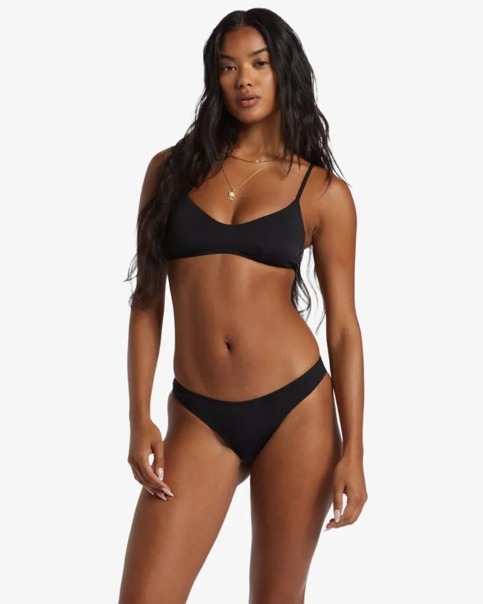 Billabong Sol Searcher V Bralette Bikini Top Black Pebble Womens Bikini Tops Billabong Sol Searcher V Bralette Bikini Top Black Pebble Womens Bikini Tops