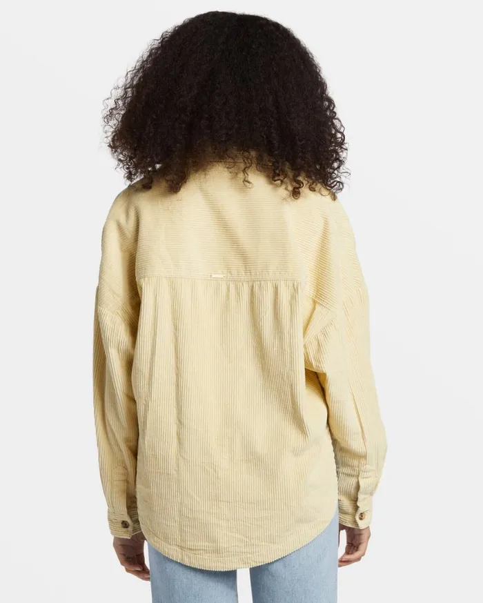 Billabong Stoked On You Oversized Long Sleeve Shirt Mellow Daze Womens Jackets Billabong Stoked On You Oversized Long Sleeve Shirt Mellow Daze Womens Jackets