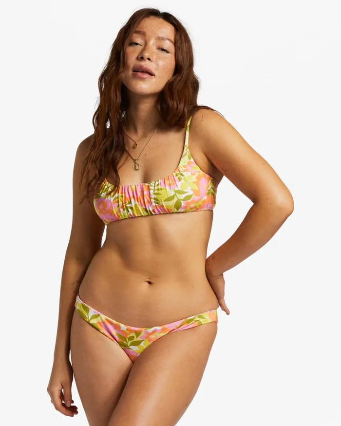 Billabong Summer Folk Bralette Bikini Top Multi Womens Bikinis Billabong Summer Folk Bralette Bikini Top Multi Womens Bikinis