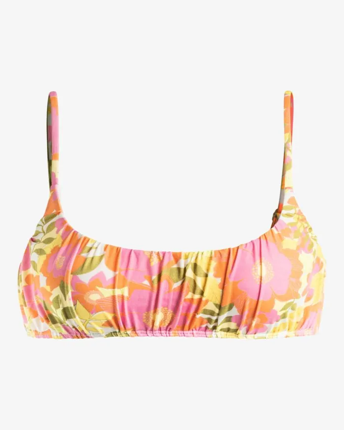 Billabong Summer Folk Bralette Bikini Top Multi Womens Bikinis Billabong Summer Folk Bralette Bikini Top Multi Womens Bikinis