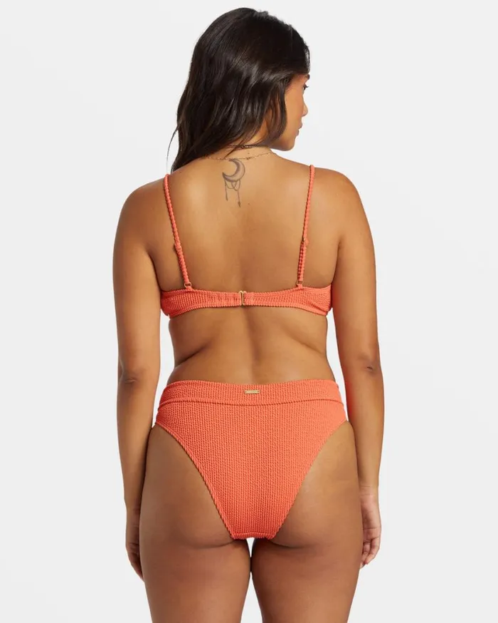 Billabong Summer High Bralette Bikini Top Papaya Womens Bikini Tops Billabong Summer High Bralette Bikini Top Papaya Womens Bikini Tops