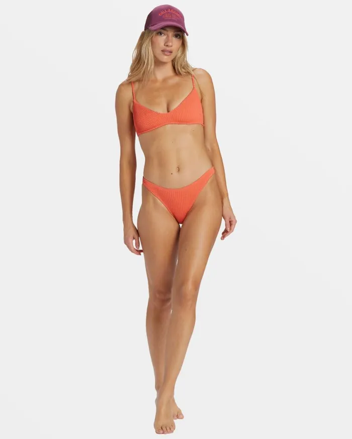 Billabong Summer High Bralette Bikini Top Papaya Womens Bikini Tops Billabong Summer High Bralette Bikini Top Papaya Womens Bikini Tops