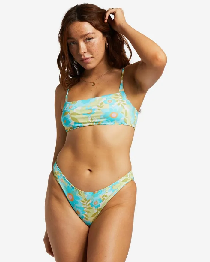Billabong Summer Sky Zoe Crop Bikini Top Multi Womens Bikinis Billabong Summer Sky Zoe Crop Bikini Top Multi Womens Bikinis