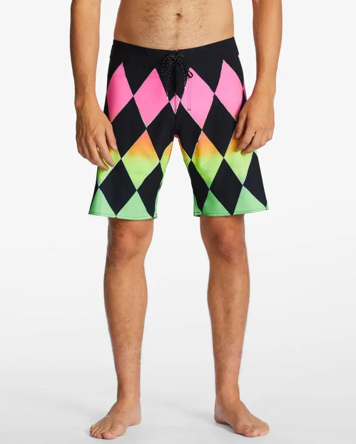 Billabong Sundays Airlite Performance 19034 Boardshorts Neon Mens Pro Boardshorts