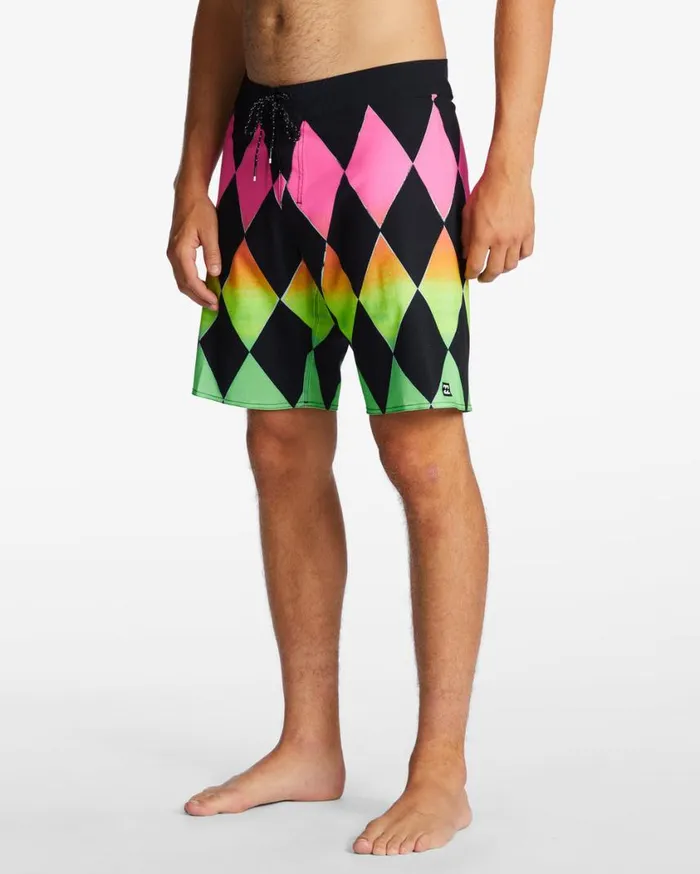Billabong Sundays Airlite Performance 19034 Boardshorts Neon Mens Pro Boardshorts