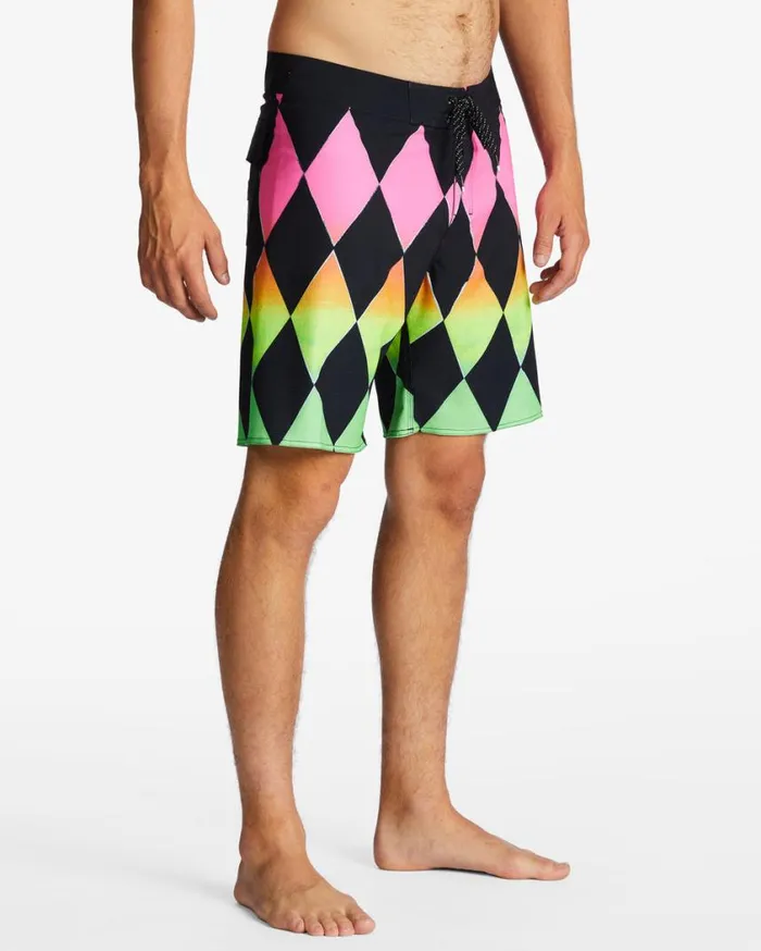 Billabong Sundays Airlite Performance 19034 Boardshorts Neon Mens Pro Boardshorts