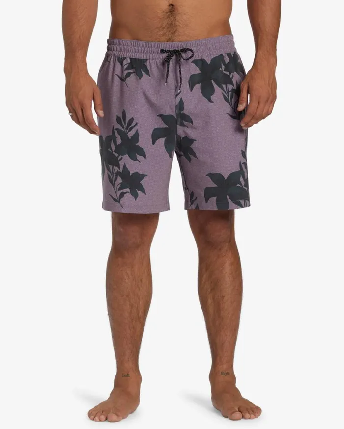 Billabong Sundays Layback 17034 Elastic Waist Shorts Purple Haze Mens Short Length 16034 8211 175034 Billabong Sundays Layback 17034 Elastic Waist Shorts Purple Haze Mens Short Length 16034 8211 175034