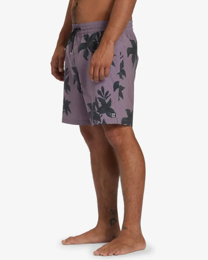 Billabong Sundays Layback 17034 Elastic Waist Shorts Purple Haze Mens Short Length 16034 8211 175034 Billabong Sundays Layback 17034 Elastic Waist Shorts Purple Haze Mens Short Length 16034 8211 175034