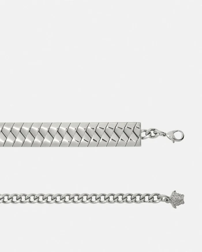 Bind Chain Belt 12034 Metallic WomenMen Versace Belts