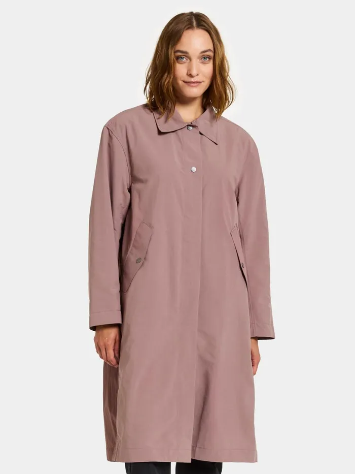 Bonnie Coat Faded Wine Women Didriksons Spring Jackets