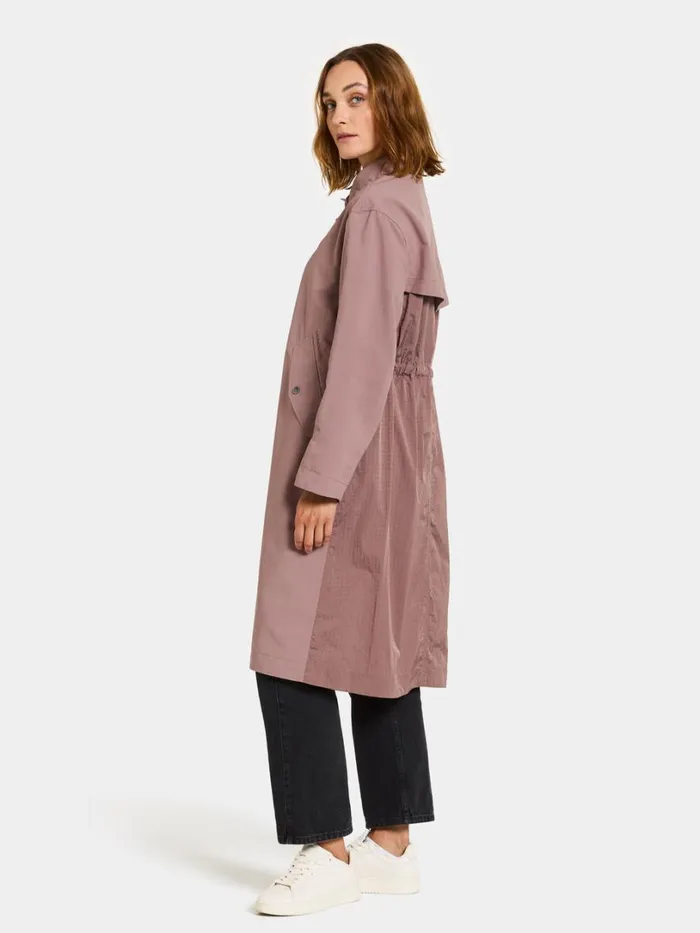 Bonnie Coat Faded Wine Women Didriksons Spring Jackets