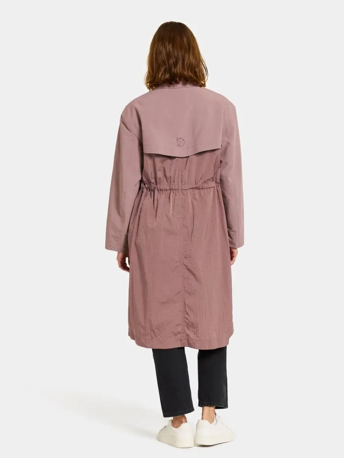 Bonnie Coat Faded Wine Women Didriksons Spring Jackets