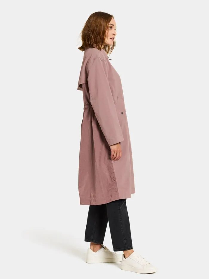 Bonnie Coat Faded Wine Women Didriksons Spring Jackets