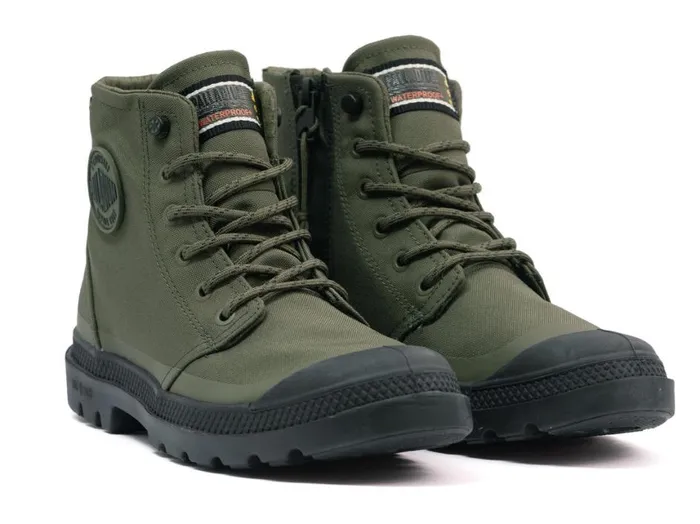 Boots Men PALLADIUM PAMPA RCYL LTWPZIP Olive Night