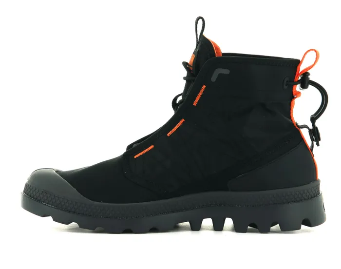 Boots Men PALLADIUM PAMPA TRAVEL LITE Blackblack Boots Men PALLADIUM PAMPA TRAVEL LITE Blackblack