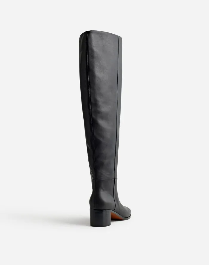 Boots Women Madewell The Adaline OvertheKnee Boot True Black