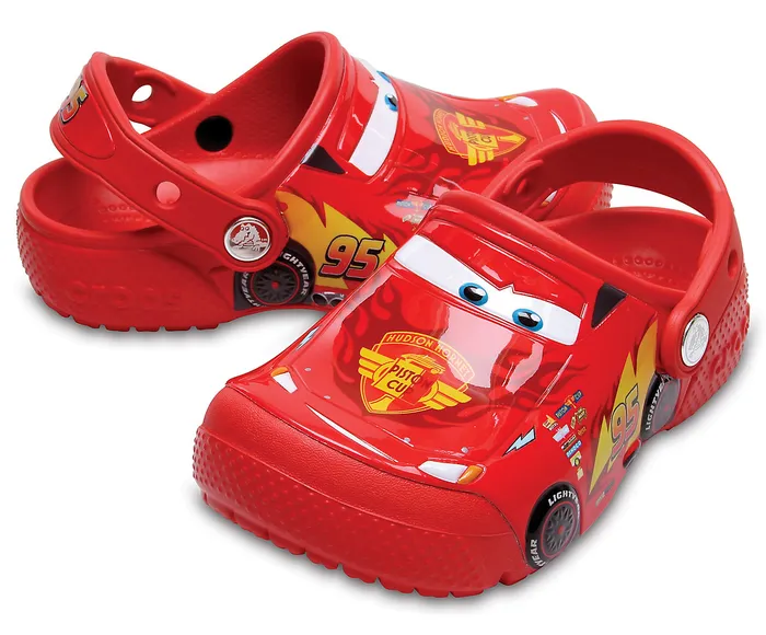 Boys Kids Crocs Fun Lab Disney and Pixar Cars Clog Flame Clogs Crocs