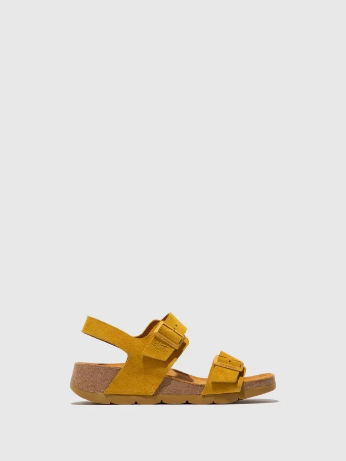 Buckle Sandals CEKE722FLY YELLOW Women Fly London Sandals
