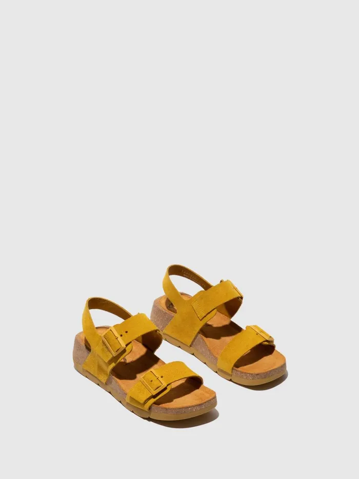 Buckle Sandals CEKE722FLY YELLOW Women Fly London Sandals
